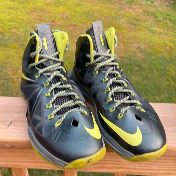 Nike Shoes Lebron Dunkman Seaweed Atomic Green Sneakes Size 12 Poshmark